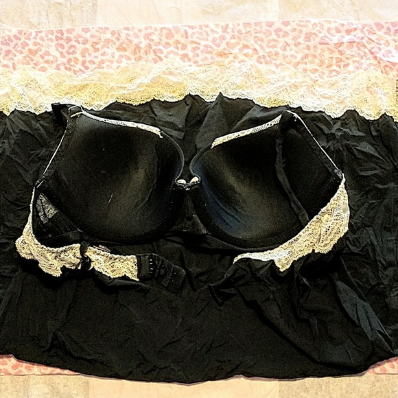 VS PUSH UP BLK CHEMISE, 36B - Picture 4 of 4